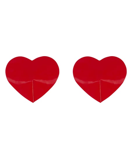 Cache-t&eacute;tons brillants, Rouge