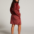 Peignoir court Fleece, Rose