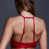 Soutien-gorge à armatures non-préformé Tomei, Rouge