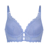 Soutien-gorge à armatures préformé longline Chynna, Bleu