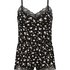 Ensemble de pyjama court Cami, Noir
