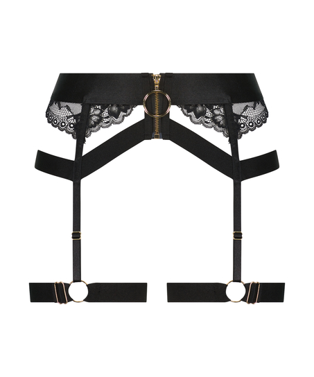 Porte-jarretelles Clementine, Noir