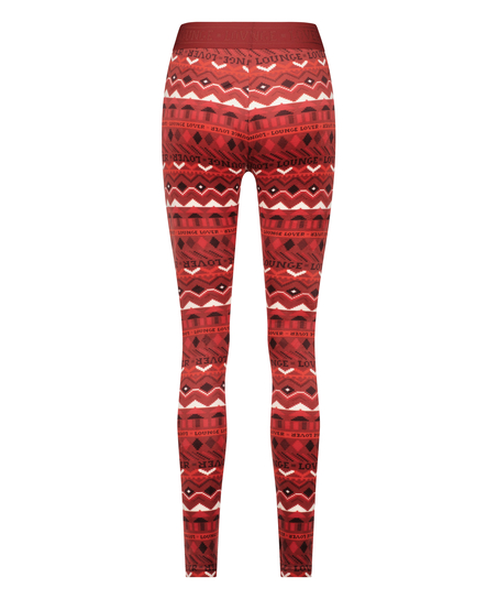 Legging Velours, Rouge