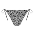 Slip de Bikini Cheeky Tanga Lobos, Noir