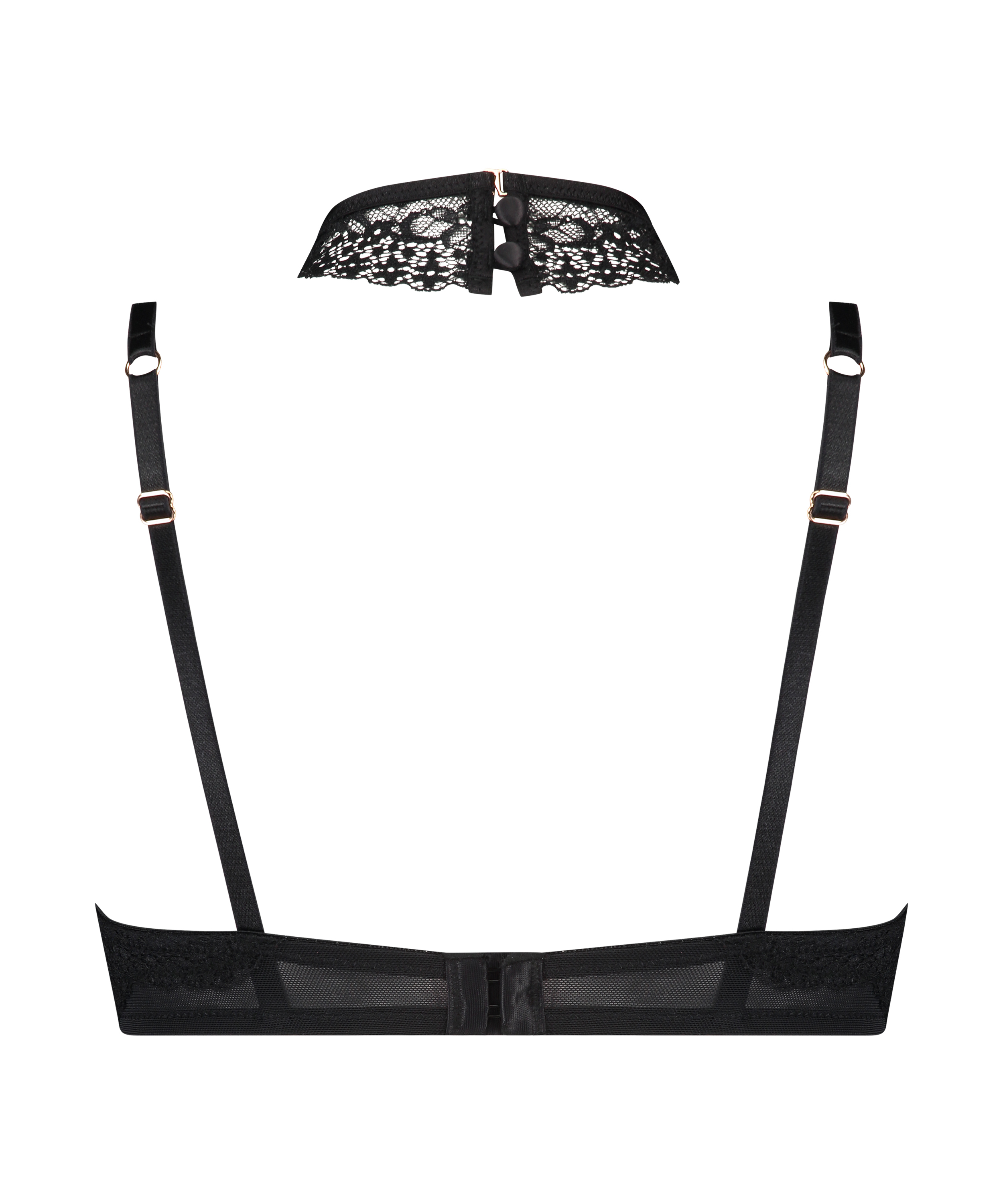 Soutien-gorge push-up rembourré à armatures Dawn Rebecca Mir, Rose, main