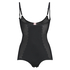 Body sculptant en dentelle festonn&eacute;e - Level 3, Noir