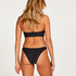 Bas de bikini échancré Juicy, Noir