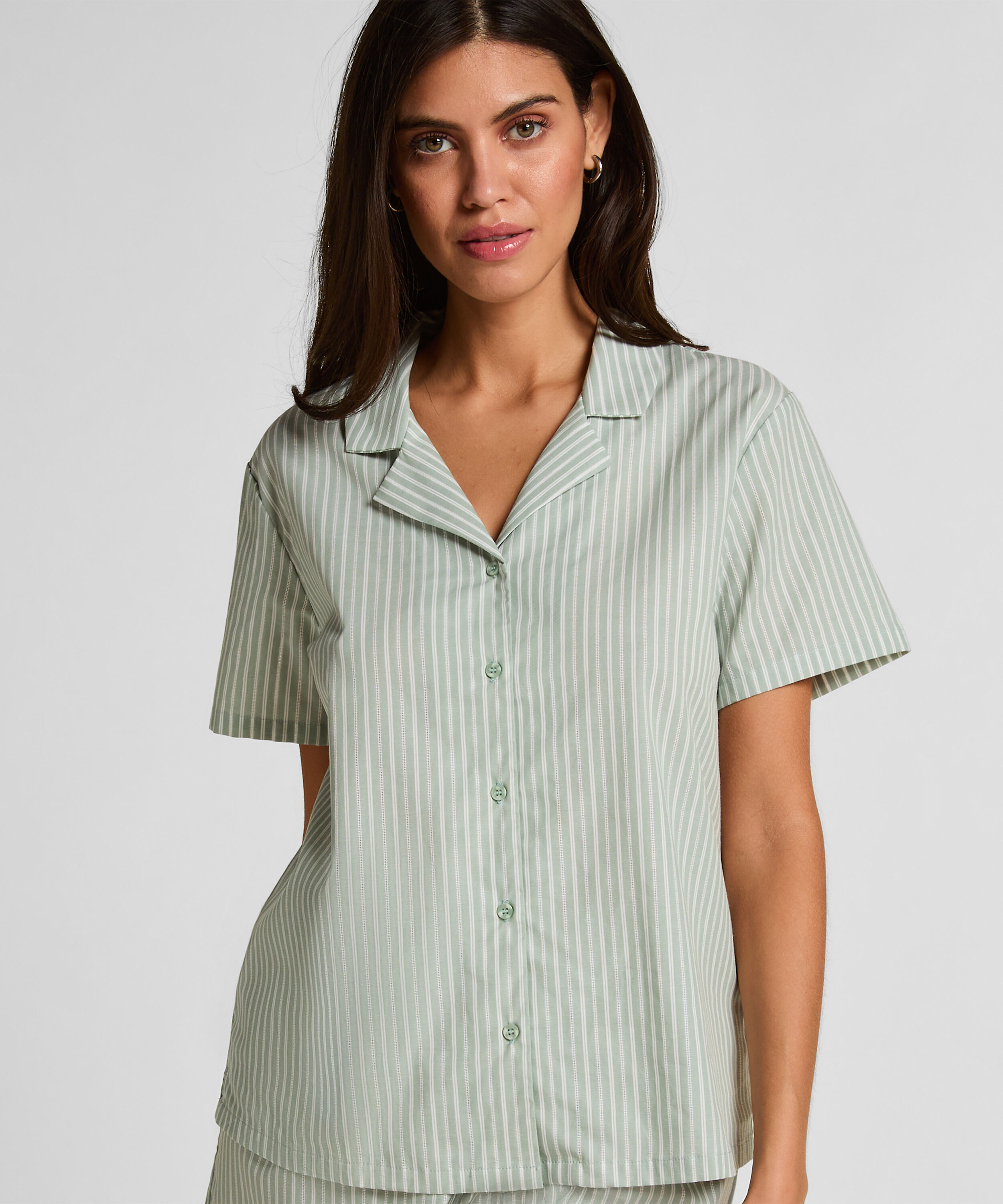 Veste tissée Stripe, Vert