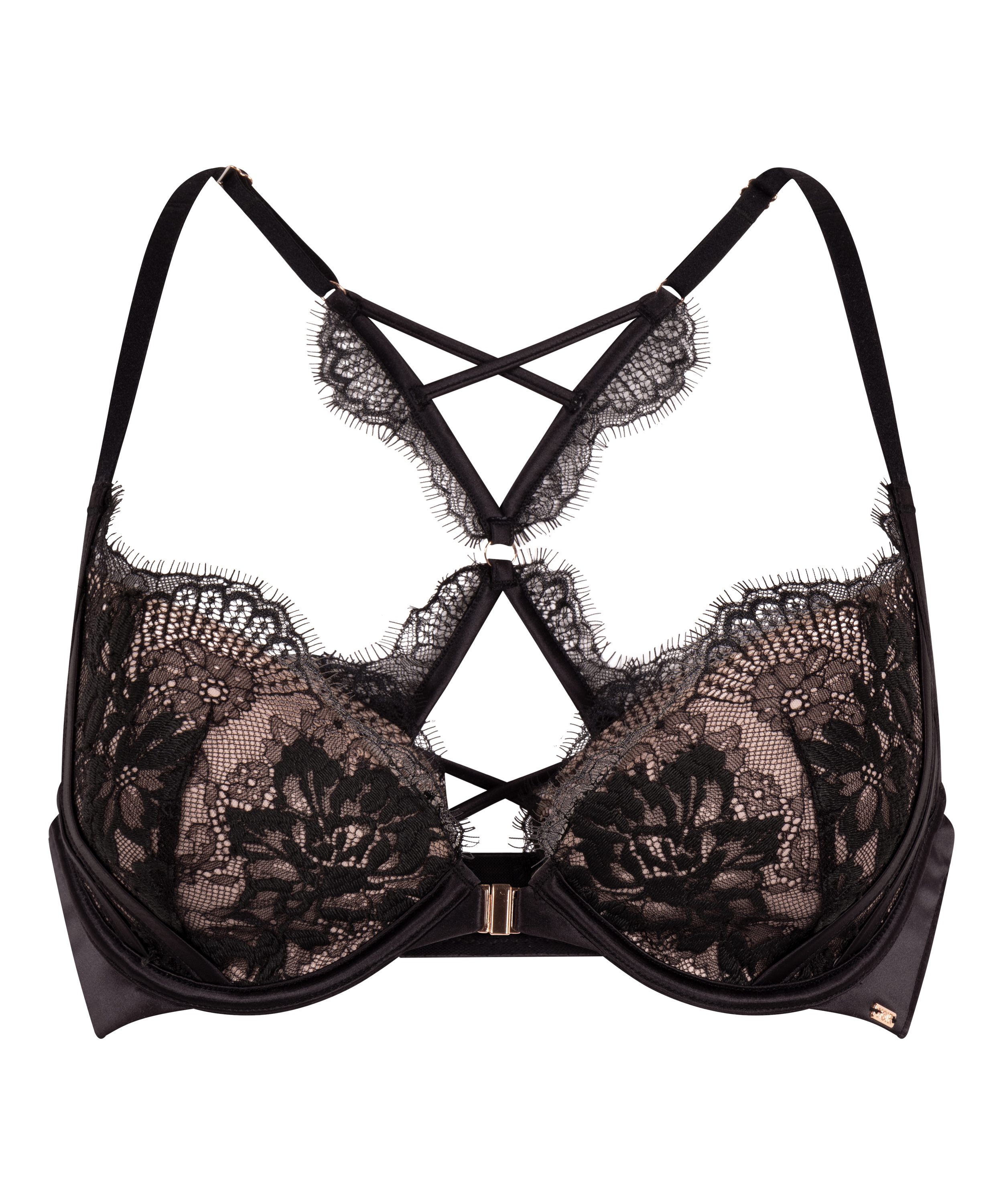 Soutien-gorge à armatures rembourré Cynthia, Noir, main