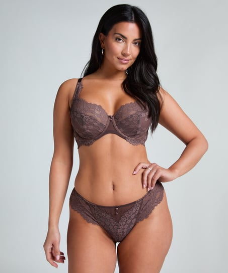 Soutien-gorge &agrave; armatures non-pr&eacute;form&eacute; Daisy, Marron