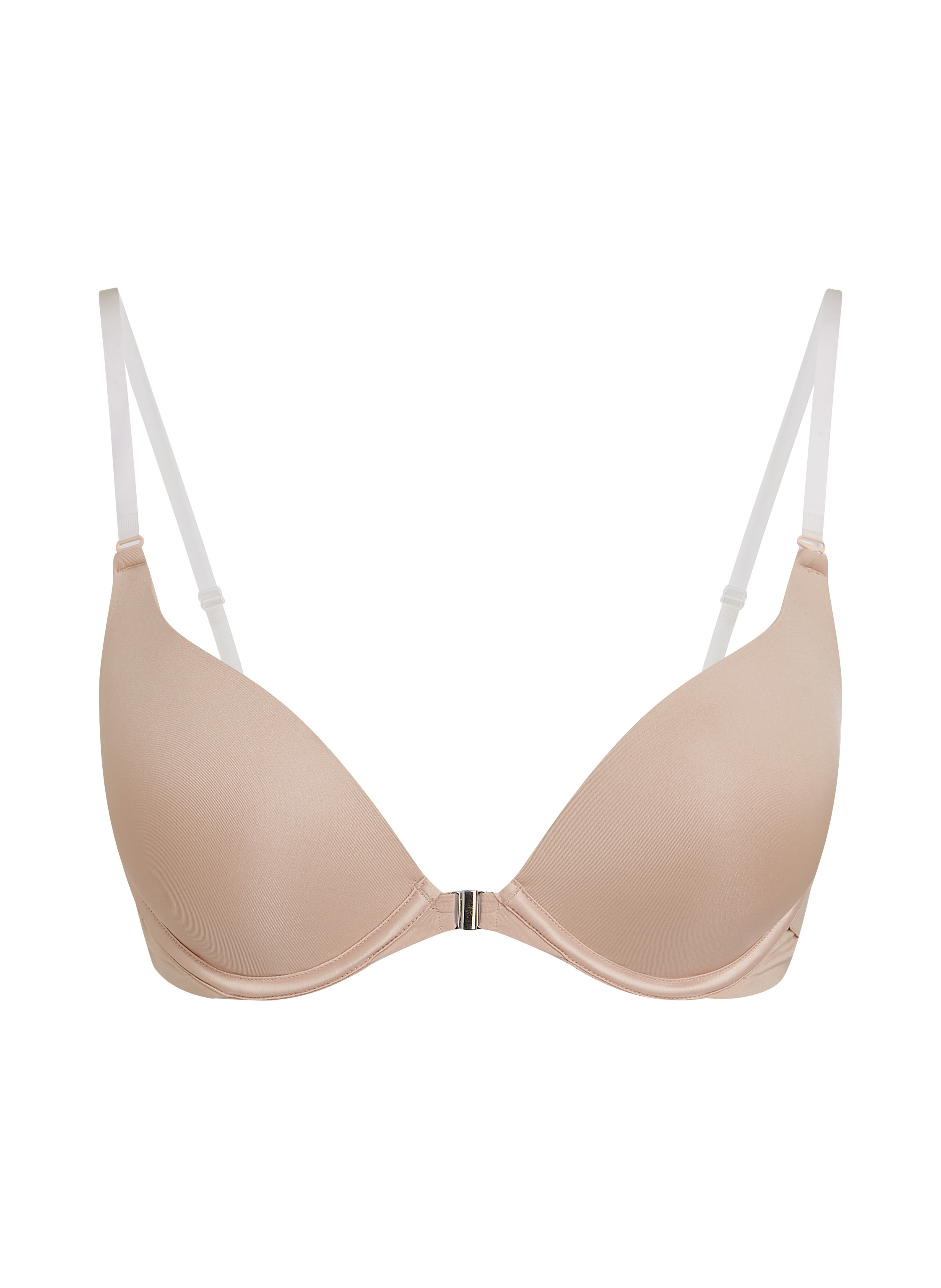 Soutien-gorge à armatures préformé push-up Transparant, Beige, main
