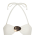 Haut de bikini bandeau Cabo, Blanc