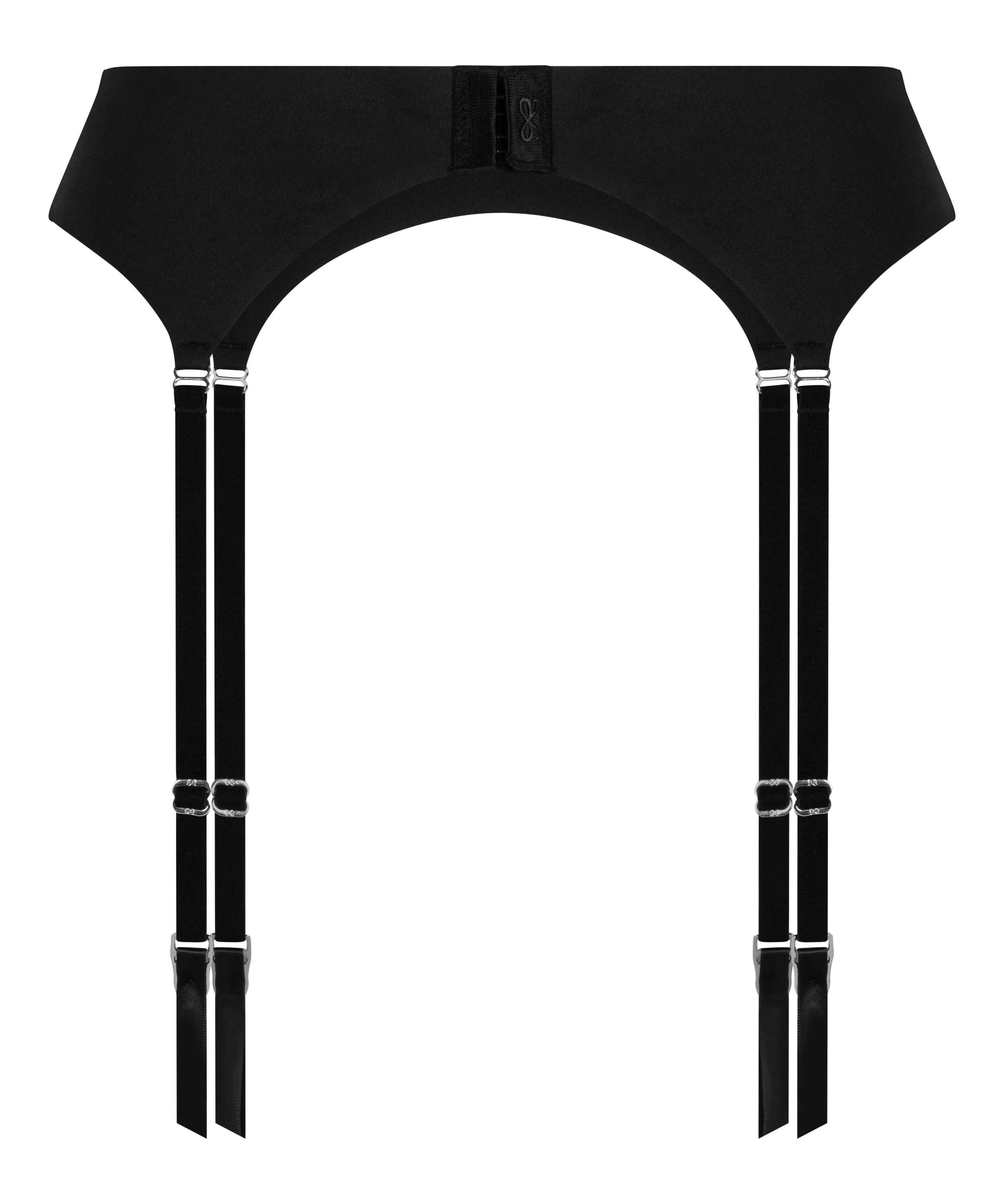 Porte-jarretelles Smooth, Noir, main