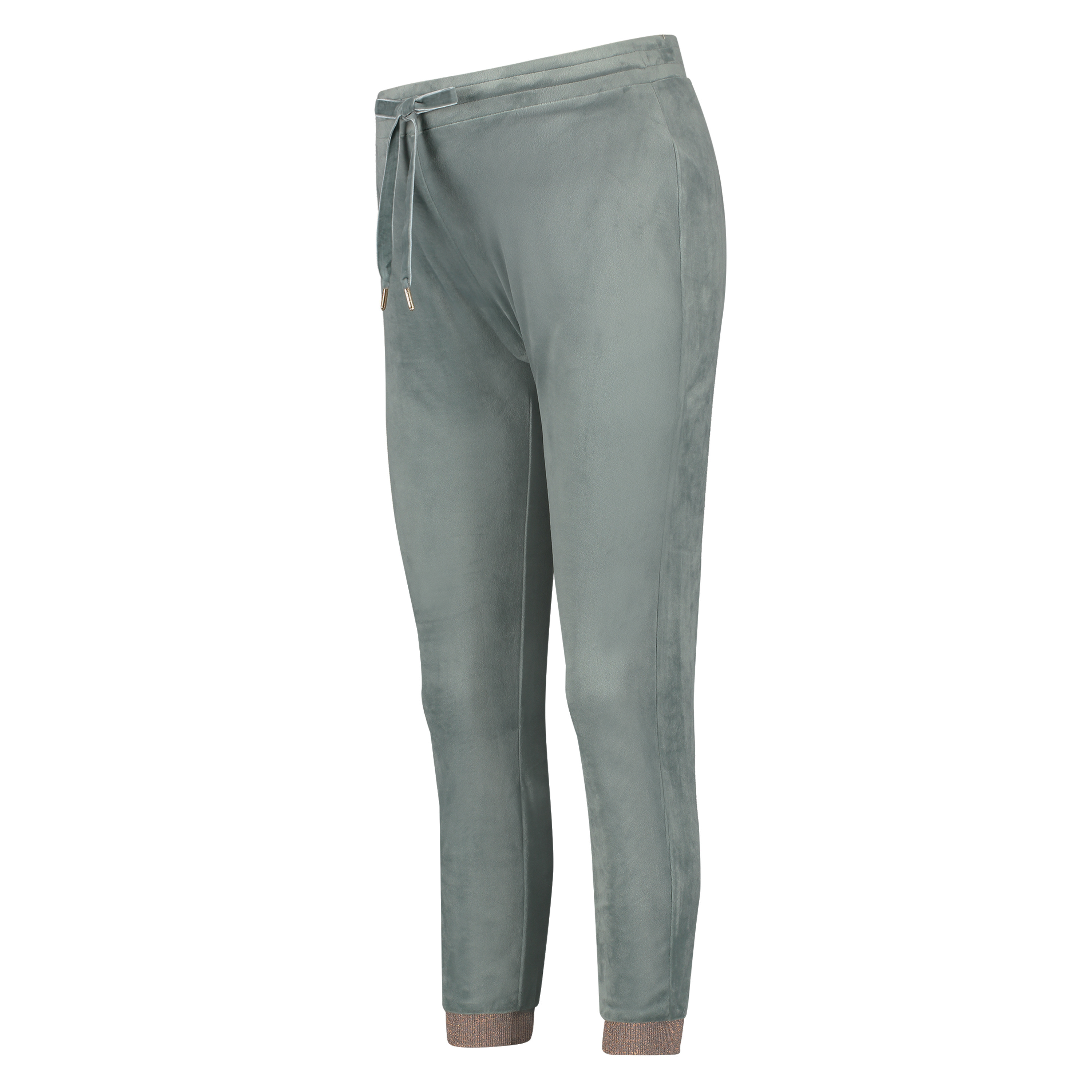 Pantalon de jogging en velours long, Vert, main