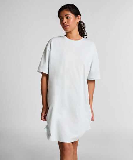 Chemise de nuit, Bleu