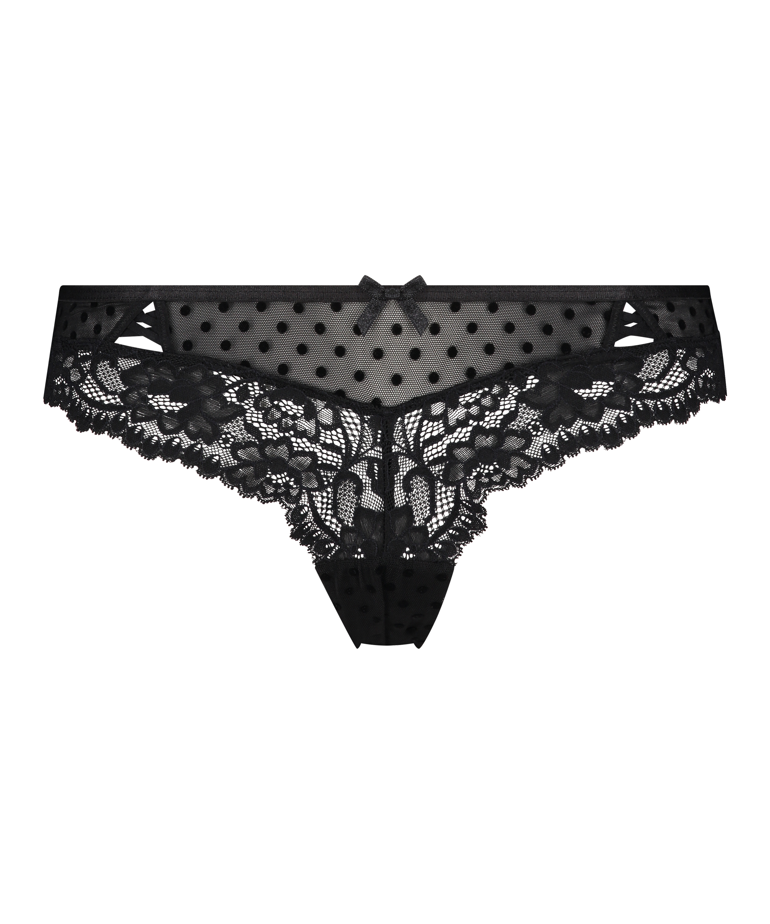 Slip brésilien Irene, Noir, main