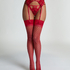 Porte-jarretelles Billie, Rouge