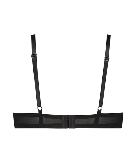 Soutien-gorge maximiseur préformé à armatures Bijou, Noir