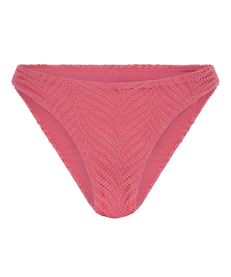 Bas de bikini échancré Lanai, Rose