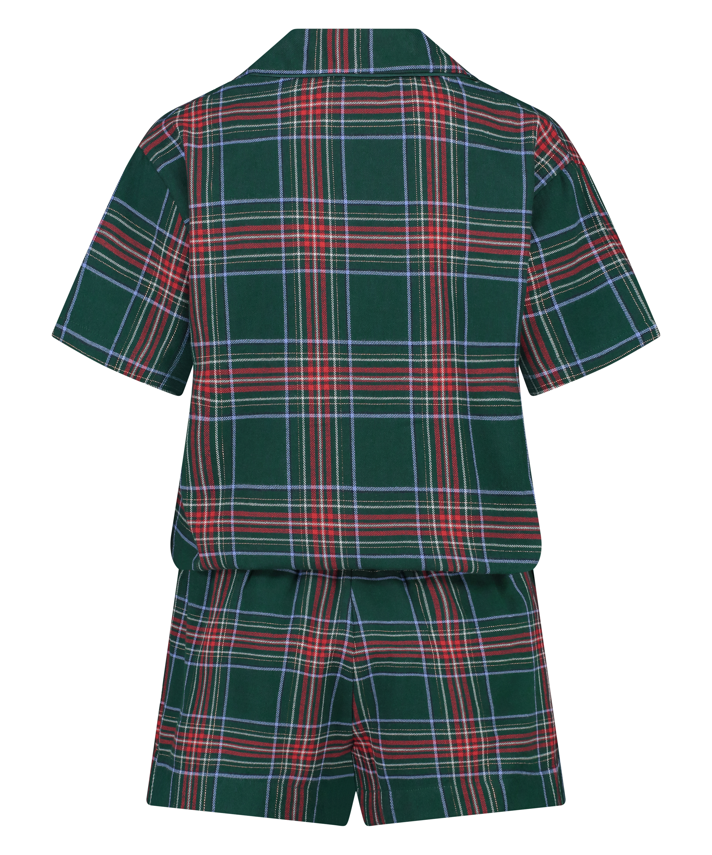 Pyjama set Twill, Vert, main