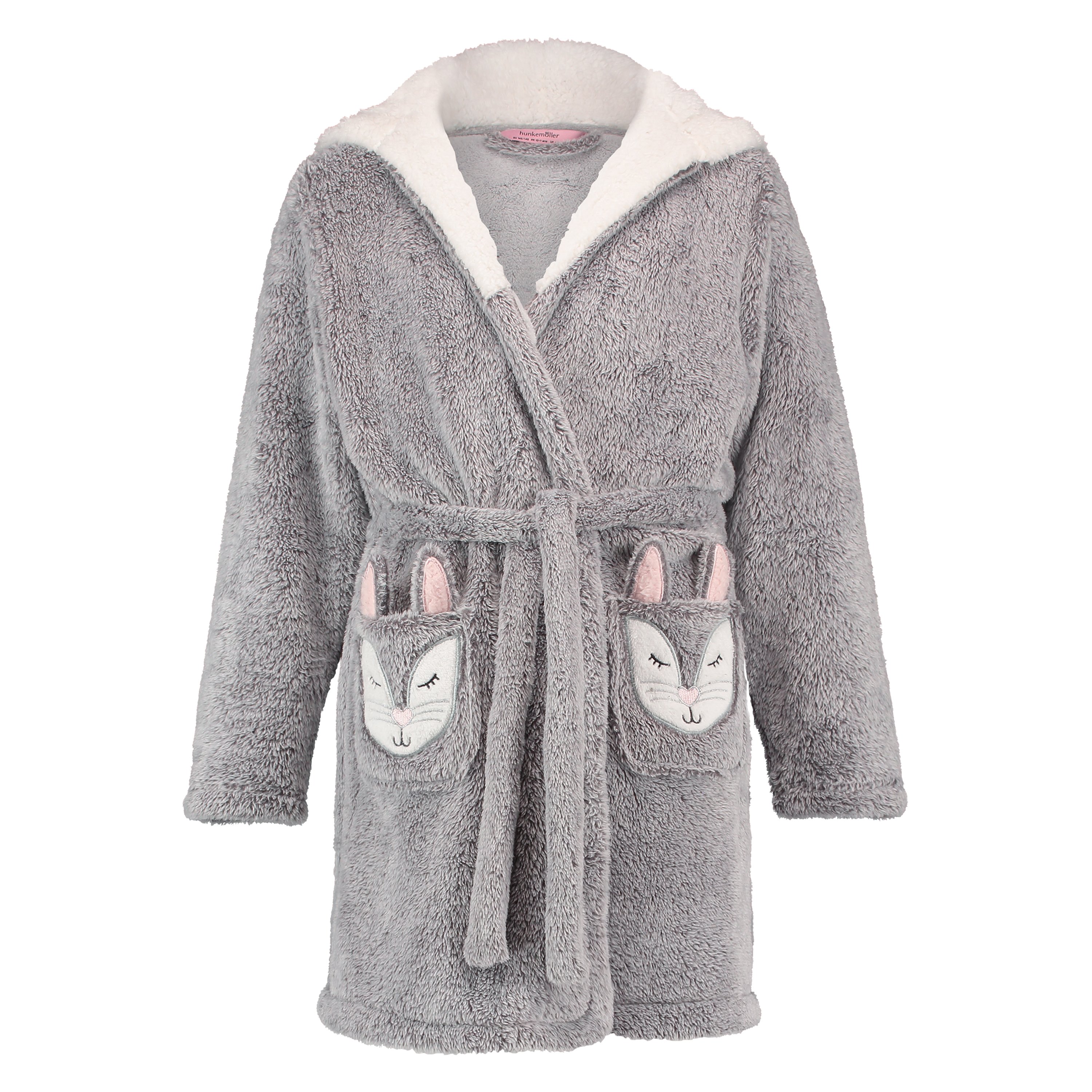 Badjas Fleece Ado, Gris, main