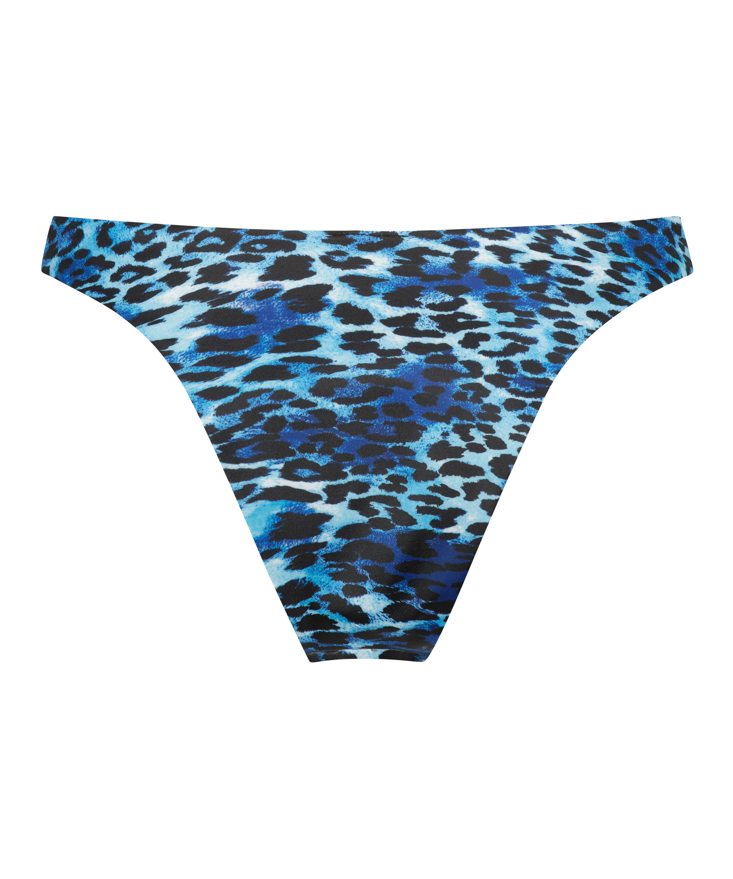 Bas de bikini échancré Leo, Bleu, main