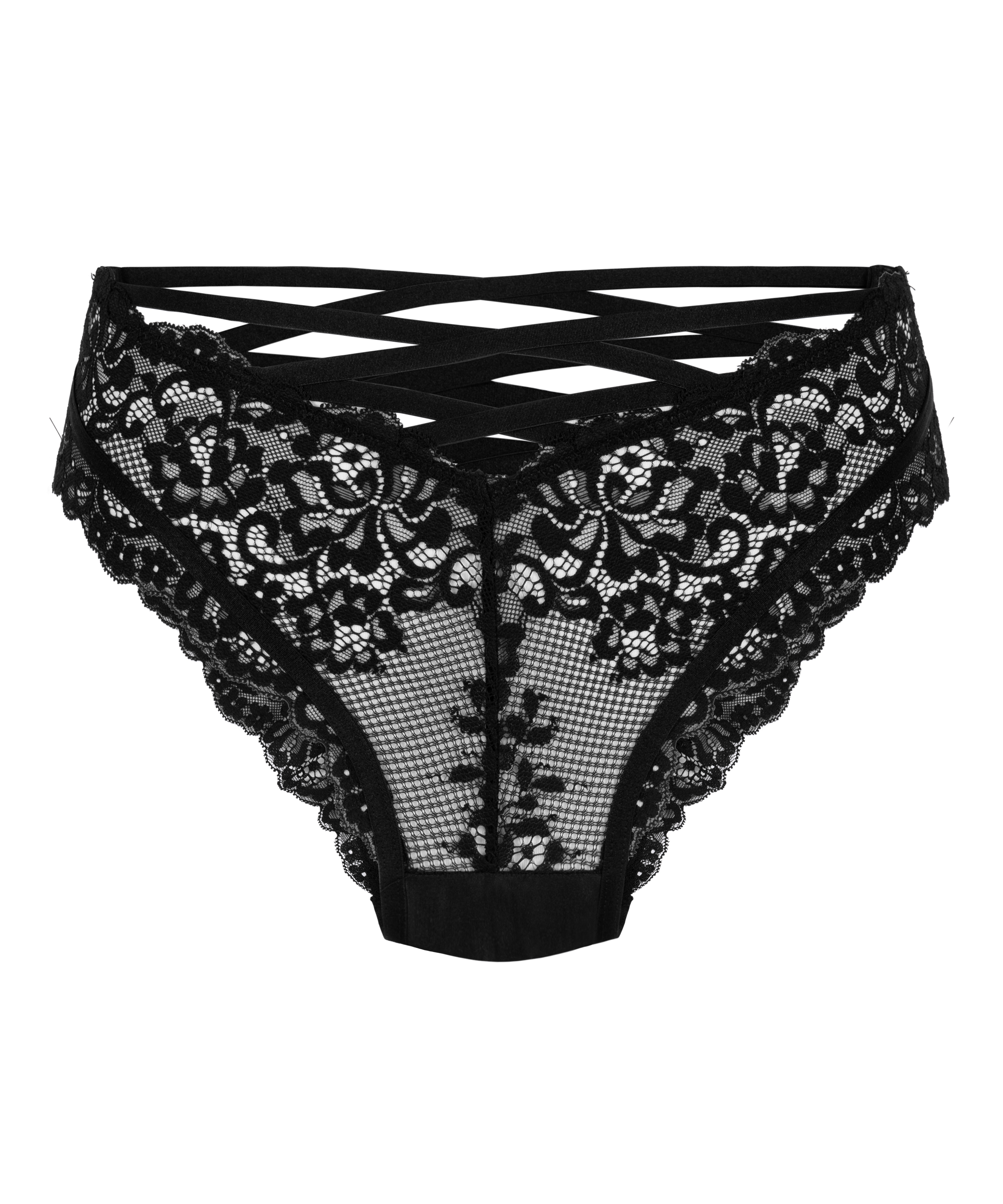Culotte brésilienne Cinnamon Box, Noir, main