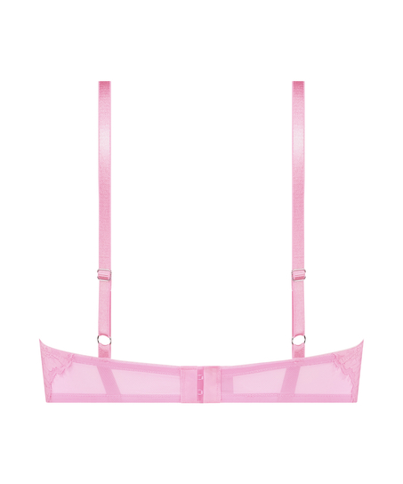 Soutien-gorge Longline non rembourré à armatures Milaan, Rose