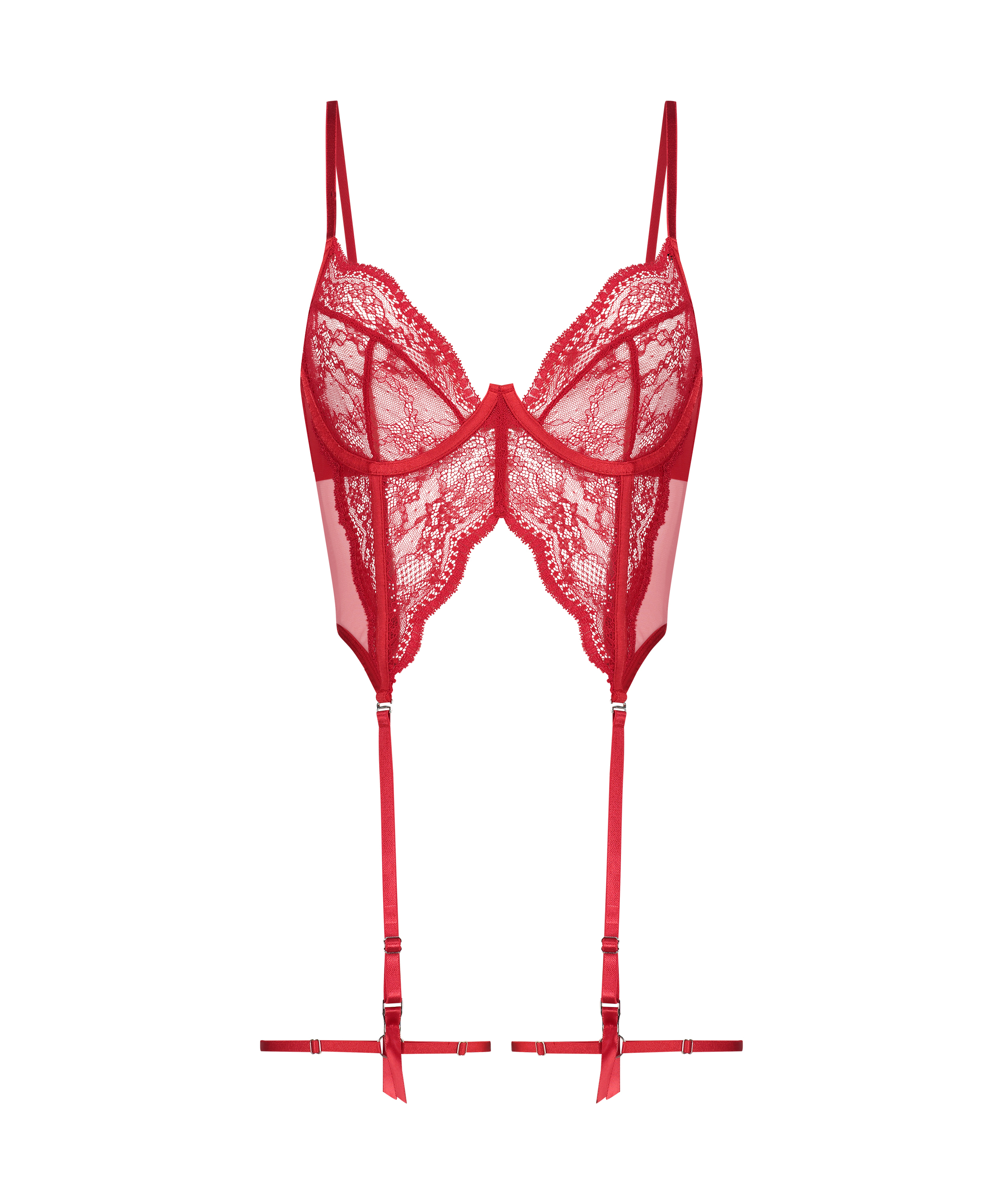 Bustier Isabelle, Rouge, main