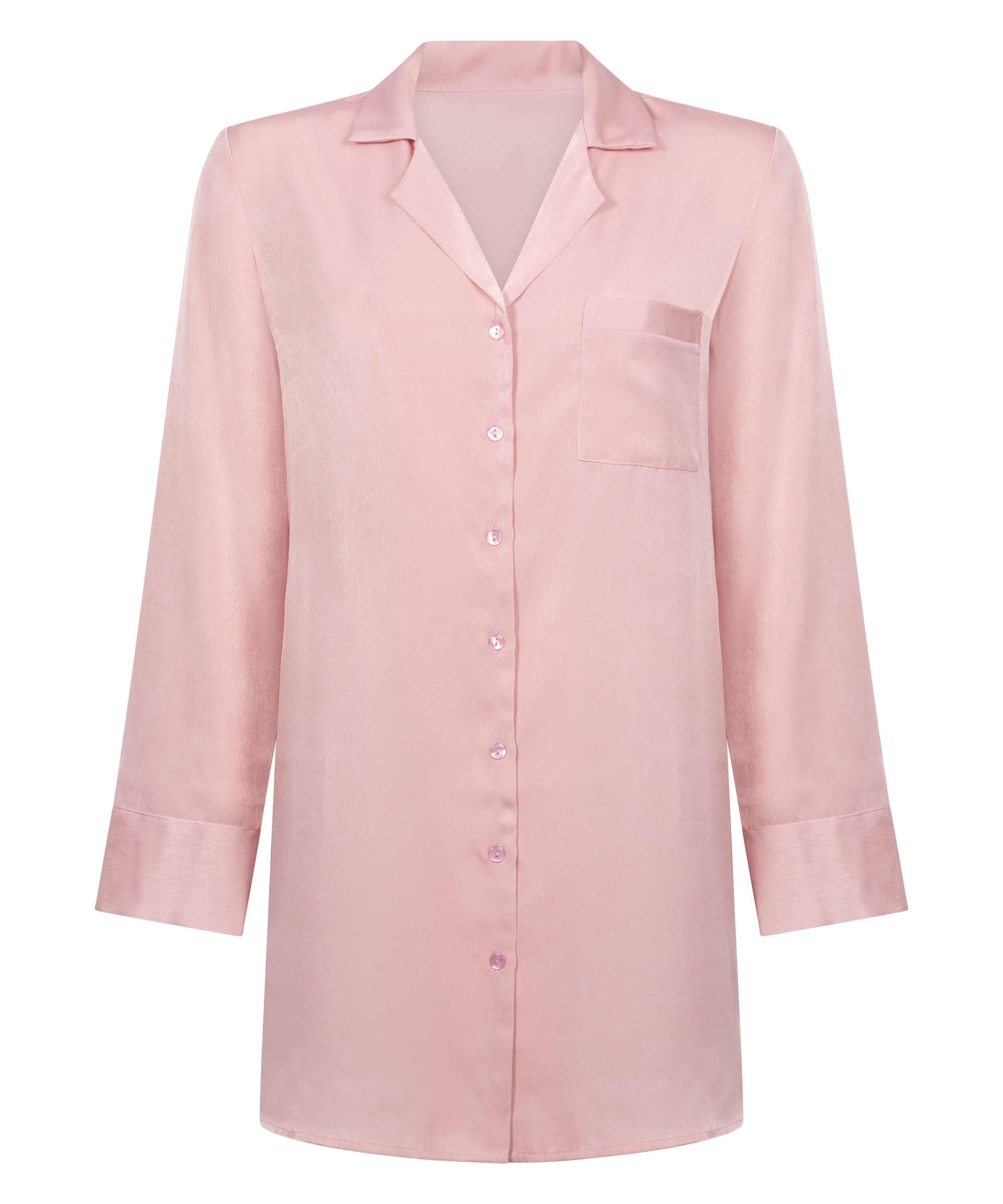 Chemise de nuit Satin, Rose, main