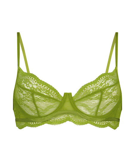 Soutien-gorge non-rembourr&eacute; &agrave; armatures Isabelle, Vert