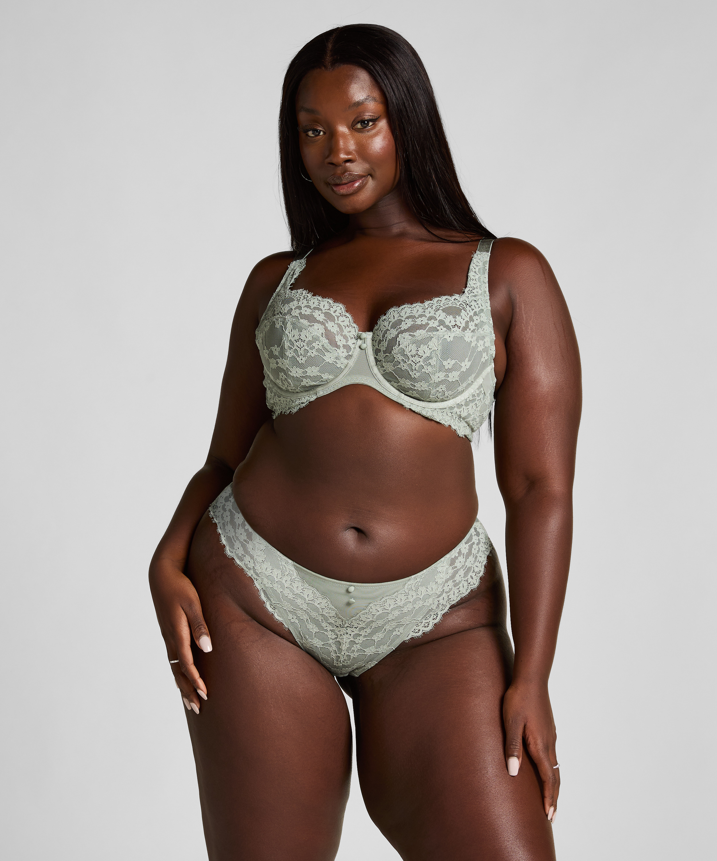 Soutien-gorge &agrave; armatures non-pr&eacute;form&eacute; Daisy, Vert, main