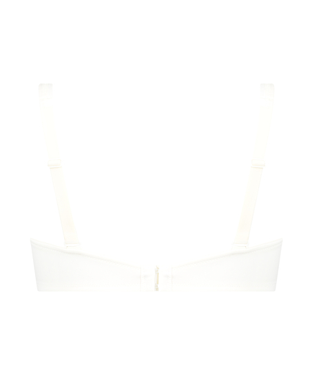 Soutien-gorge à armatures non-préformé Satin Fleece, Blanc