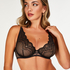 Soutien-gorge sans rembourrage &agrave; armatures Lotta, Noir