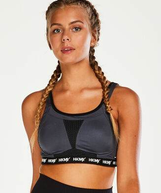 Soutien-gorge de sport HKMX The Elite 2 Level 3, Gris