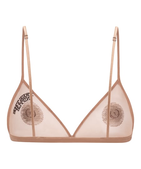 Brassière Free The Nipple, Marron