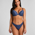 Soutien-gorge à armatures préformé push-up Marine, Bleu