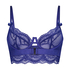 Soutien-gorge à armatures non-préformé longline Maisie Nyakim, Bleu