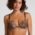Soutien-gorge &agrave; armatures pr&eacute;form&eacute; Plunge, Marron