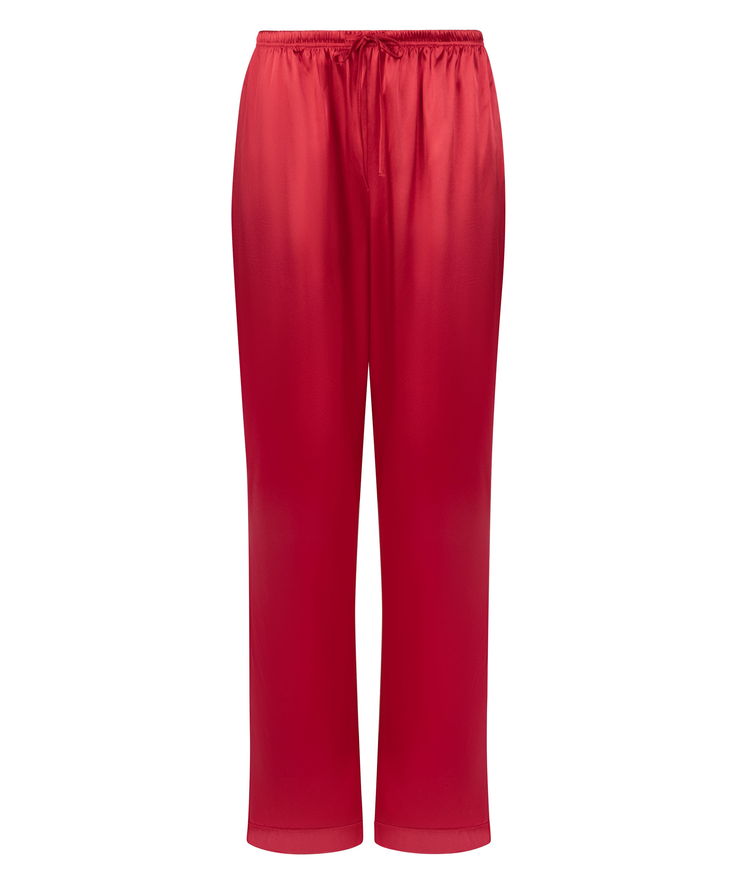 Pantalon Satin, Rouge, main