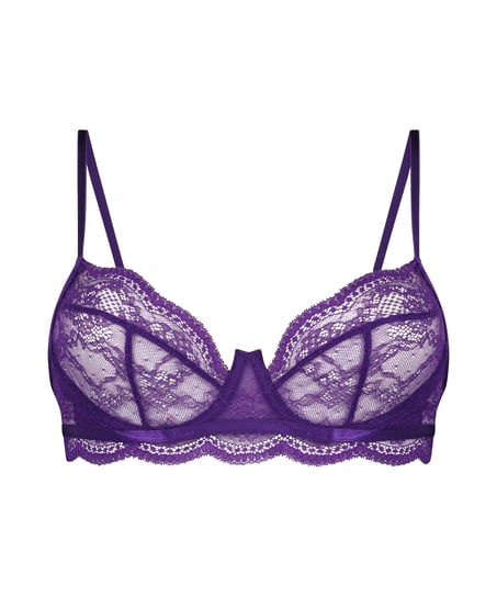 Soutien-gorge non-rembourr&eacute; &agrave; armatures Isabelle, Violet
