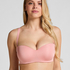 Soutien-gorge push-up sans bretelles à armatures préformé Smooth, Rose