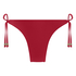 Bas de bikini string Luna, Rouge