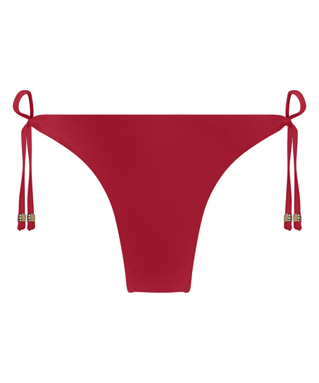 Bas de bikini string Luna, Rouge