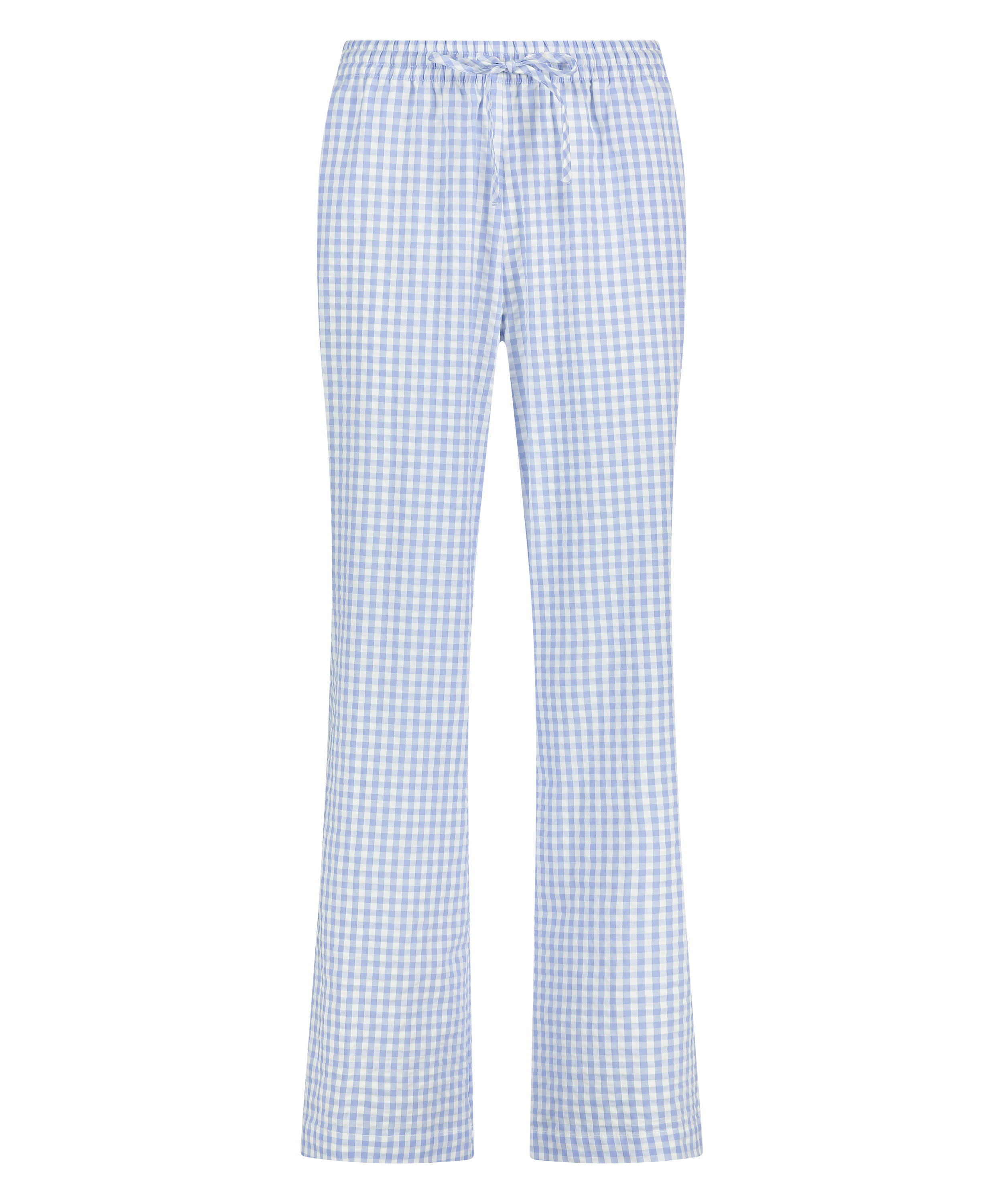 Pantalon de pyjama en Coton, Bleu, main