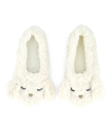 Chaussons ballerine, Blanc