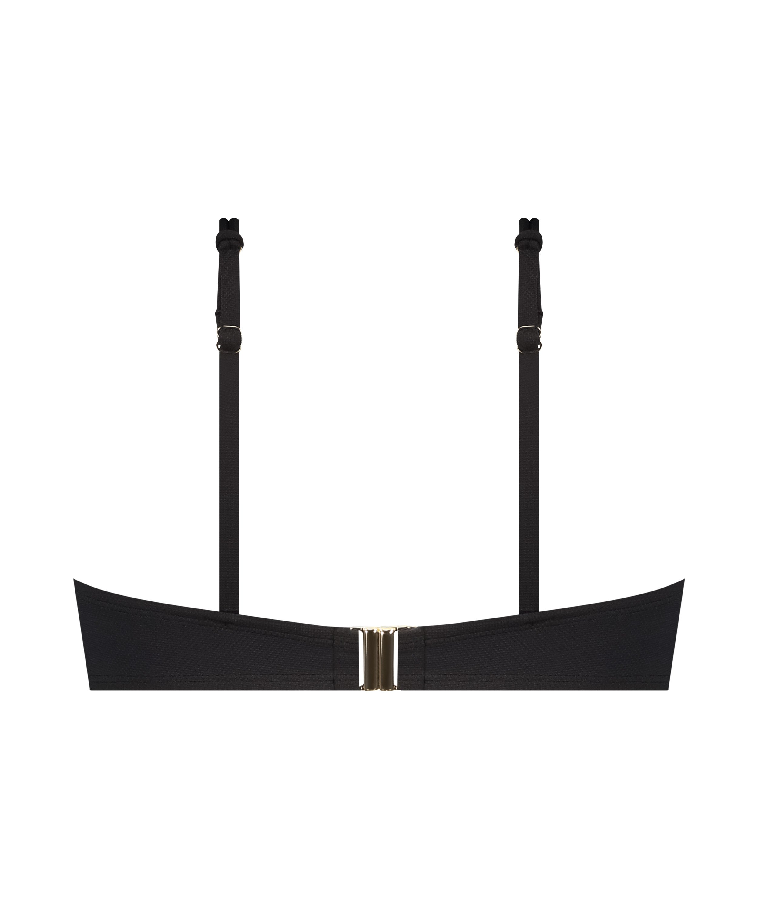 Haut de bikini Holbox, Noir, main