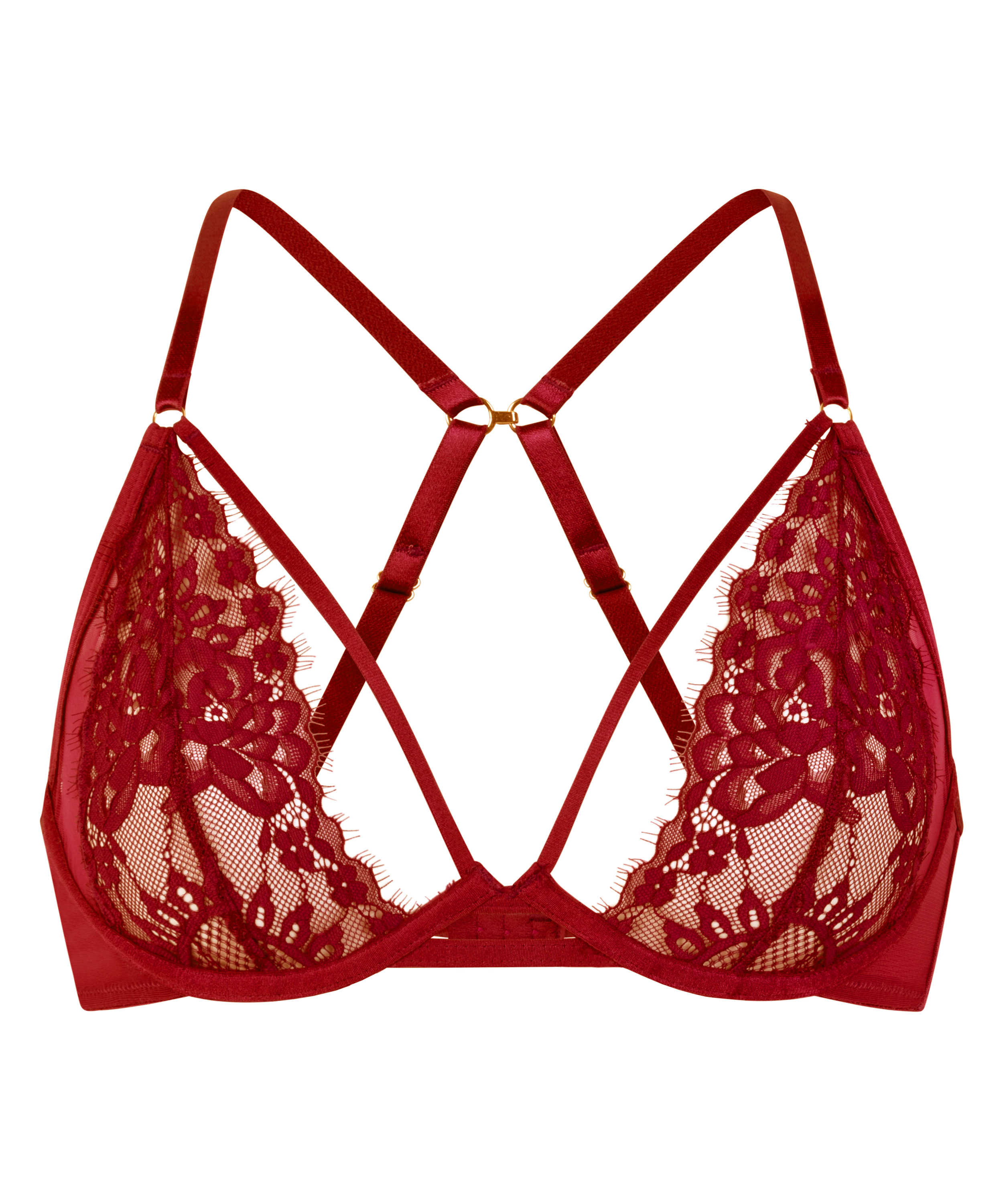 Soutien-gorge à armatures non-préformé Cinnamon, Rouge, main