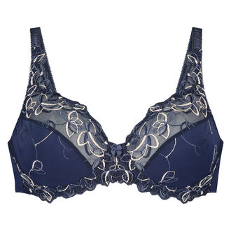 Soutien-gorge &agrave; armatures non-pr&eacute;form&eacute; Diva, Bleu
