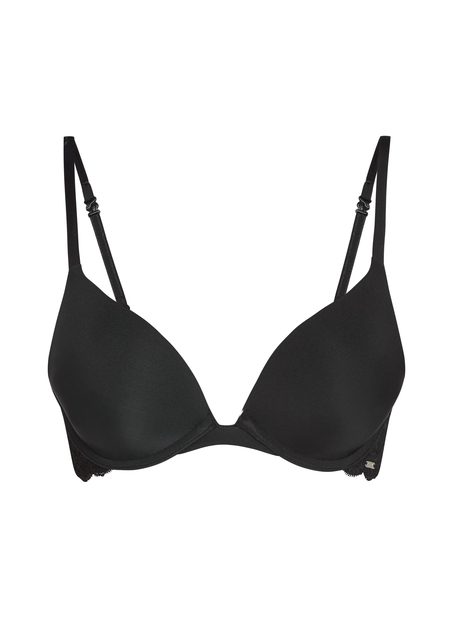 Soutien-gorge à armatures préformé push-up Angie, Noir